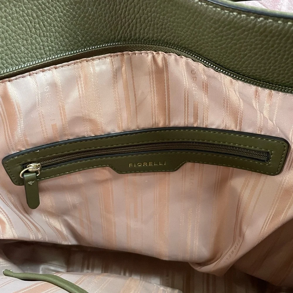 Labubu Bag Bundle! Fiorelli Olive Green “Beau” Large Hobo + Have A Seat “Baba” - Picture 15 of 16